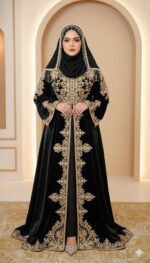 The Sultana Midnight Velvet Takchita - Image 2
